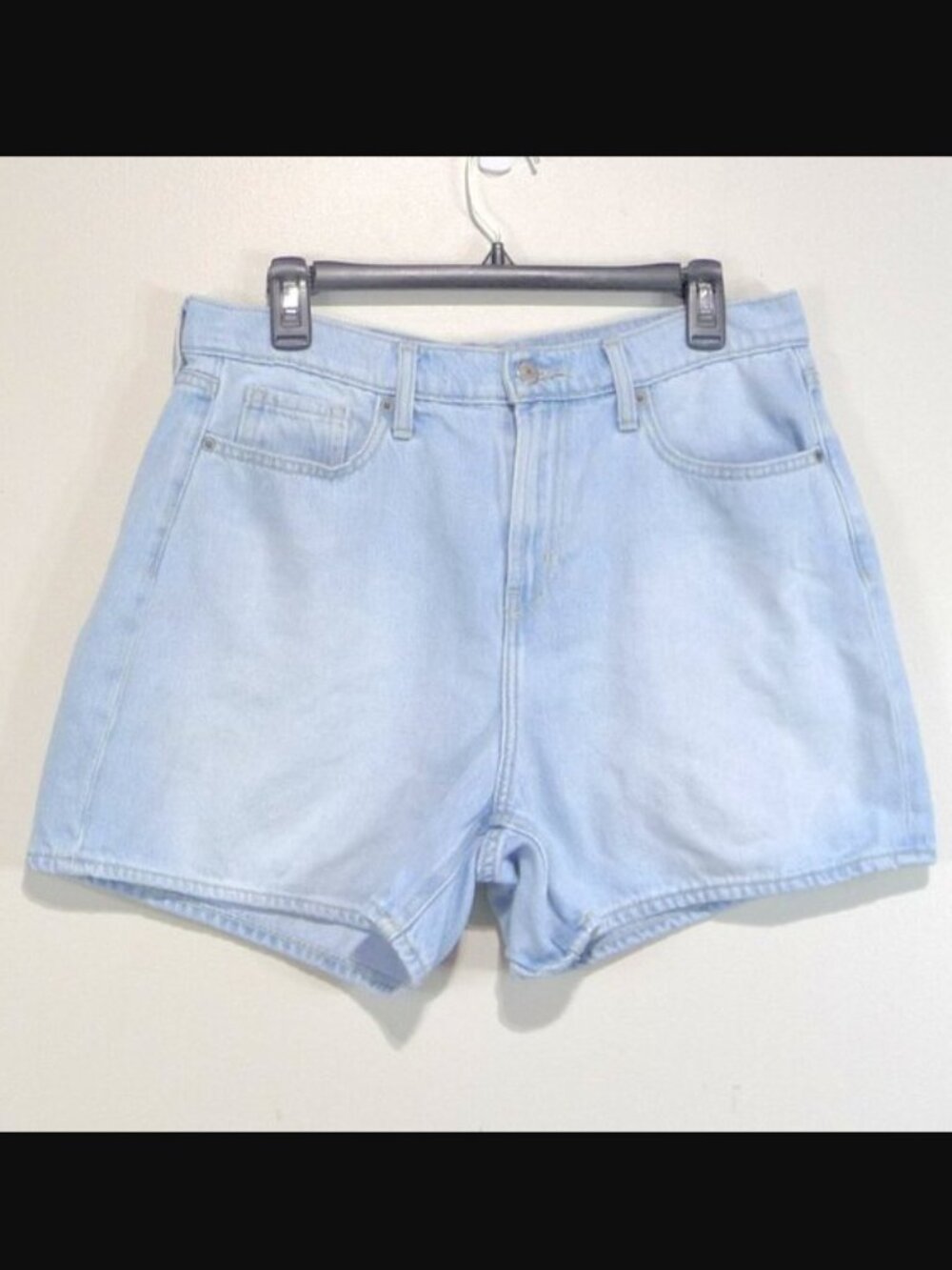 Old Navy Drapey Denim High-Rise Baggy Shorts Size 10